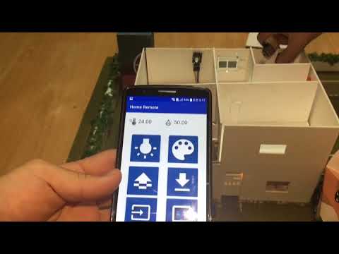 졸업작품] 안드로이드를 이용한 홈 Iot 시연동영상 - Youtube