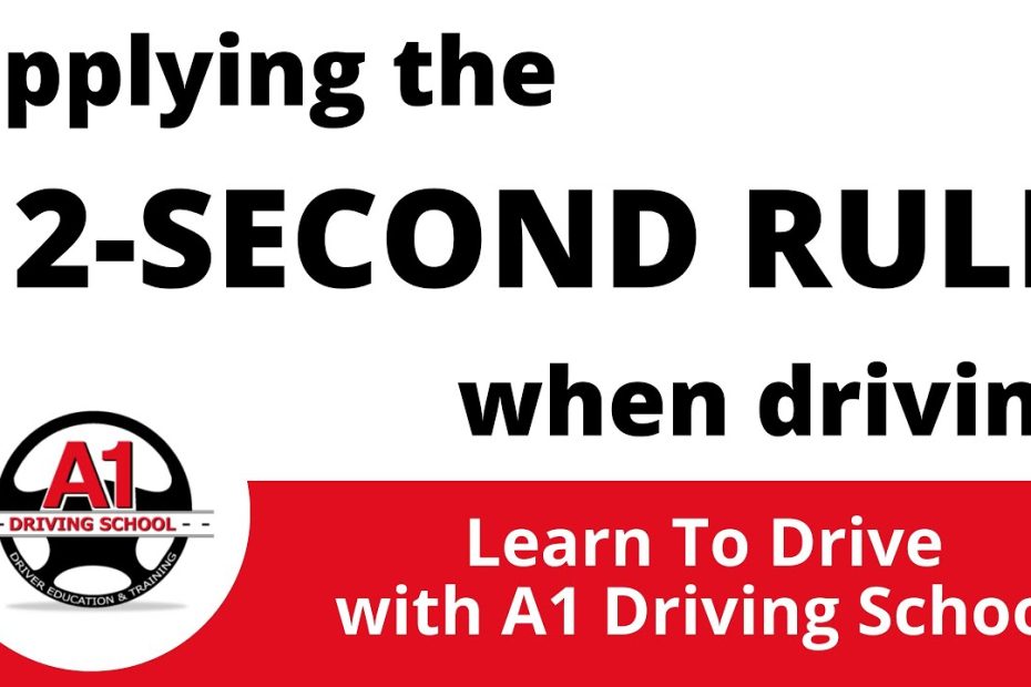 Eps 60: The Importance Of The 12-Second Rule When Driving | A1 Driving  School Nz - Youtube